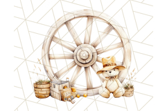 Cowboy Clipart PNG, Kid Western Country Graphic Product Image 3