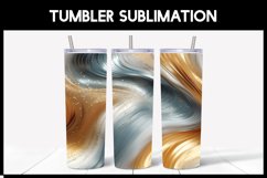 10 Boho Gradient Abstract Glitter Tumbler Seamless Tumbler Product Image 4