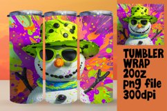 Sandy Snowman Scenes: 20oz Beachy Sublimation Product Image 1