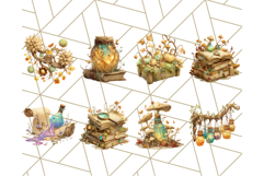 Woodland Potion Clipart Forest Apothecary Elements PNG Product Image 3