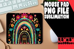 Noir Chromatic Beauty: Sublimation Mouse Pad Artistry Product Image 1
