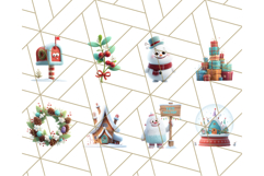 Holiday Yeti Village PNG Clipart, Cute Winter Clip Art Product Image 3