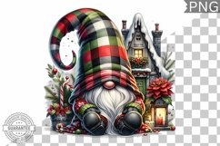 Christmas Gnome Sublimation - Clipart PNG Design Product Image 1