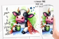 Funny Cow Skinny Tumbler Wrap Humorous Sayings PNG 20 oz. Product Image 2