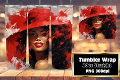 African American Beauty 3D Tumbler 20oz Product Image 1
