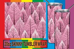 Season's Tree Sketch Tumbler Sublimation Product Image 1