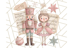 Nutcracker Ballet Clipart, Holiday Ballerina PNG Art Product Image 3