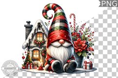 Christmas Gnome Sublimation - Clipart PNG Design Product Image 1