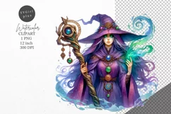 Halloween clipart, Witch clipart, Autumn clipart Product Image 1