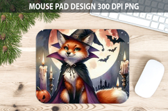 Watercolor Fox Mouse Pad Sublimation - Animal PNG Product Image 1