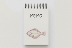 Cute Flounder Flatfish Ocean Animal PNG Summer Aquatic Product Image 5