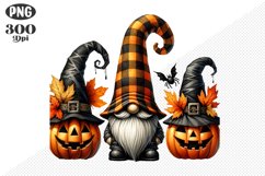 Halloween Gnomes Sublimation - Clipart PNG Design Product Image 1