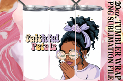 LUMINOUS DREAMS 20oz TUMBLER WRAP, Praying Woman Product Image 1