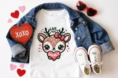 Love you deerly SUBLIMATION PNG. Valentine's day. Product Image 3