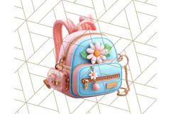 Kawaii City Girl PNG Clipart, Soft Dreamy Style Clip Art Product Image 3