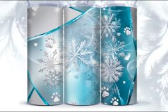 4 Christmas Seamless Tumbler Wrap 20 oz Product Image 3