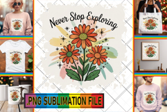 Bright TSHIRT Magic PNG, Flowers Quote Product Image 1