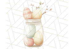 Spring Bunnies PNG Watercolor Bunny Clipart, Pastel Easter Product Image 3