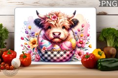 Easter Highland Cow Cutting Boards Bundle, Easter Kitchen Product Image 7