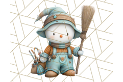 Snowman Family Clipart PNG Winter Holiday Art Product Image 3