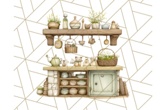 Cozy Cabin Critters Clipart PNG, Fall Animal Png Product Image 3