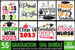 Graduation 2023 SVG Bundle | Class Of 2023 Cut Files Bundle Product Image 1