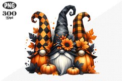 Halloween Gnomes Sublimation - Clipart PNG Design Product Image 1