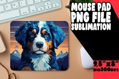 Abstract Dog Mouse Pad for PNG Sublimation Product Image 1