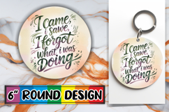 Timeless Keychain Circle PNG, Sarcastic Quote Product Image 1