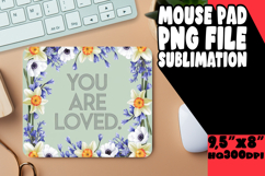 CHEERFUL MOUSE PAD INSPIRATIONAL PNG, Religious Product Image 1
