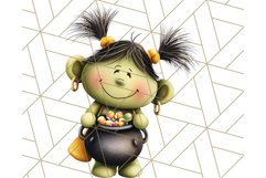 Monster Kids Clipart PNG, Cute Halloween Costume Art Product Image 3