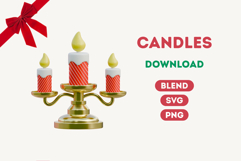 3D Christmas Element 03 Product Image 2
