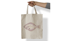 Cute Flounder Flatfish Ocean Animal PNG Summer Aquatic Product Image 7