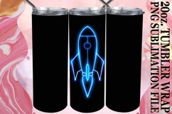 Neon Reverie: Sublime 20oz Tumbler Sublimation Showcase Product Image 1