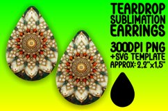 Creative Teardrop Design for Crafting , Mandala Product Image 1
