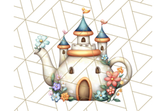 Princess Tea Party PNG Clipart with Teacups &amp; Fancy Treats Product Image 3