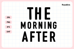 Funny Hangover Kit Saying SVG | The Morning After Product Image 3