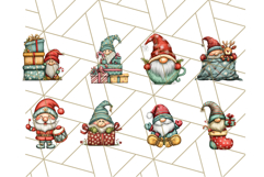 Christmas Gnome Clipart, Holiday Gnomes PNG Illustrations Product Image 7
