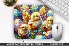 Mouse Pad Sublimation, Easter Mouse Pad PNG Design Product Image 1