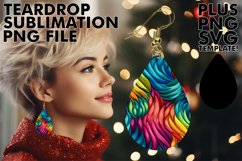 Unique Earring Pattern PNG Product Image 1