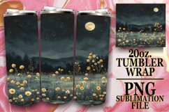 Vibrant Floral Tumbler Sublimation for Spring Product Image 1