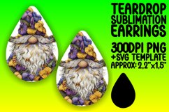 Playful Gnome Serendipity: Watercolor Teardrop Joy Product Image 1