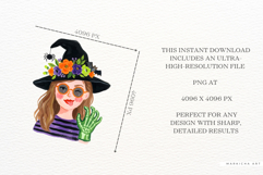 Halloween Girls Clipart Product Image 7