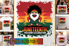 Whimsical TSHIRT Gift Ideas PNG, Juneteenth Product Image 1