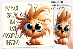 Funny bird quote Tumbler Wrap|PNG, 20 oz. Product Image 2