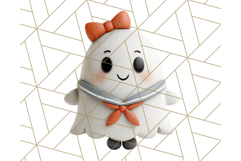 Cute Halloween Ghost Clipart Costume PNG, Halloween Png Product Image 3