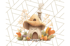 Autumn Treehouse &amp; Woodland Cabin PNG Clipart Product Image 3