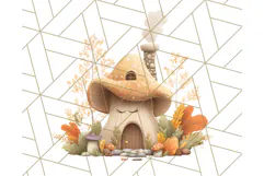 Autumn Treehouse & Woodland Cabin PNG Clipart Product Image 3