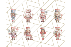 Nutcracker Clipart, Festive Holiday Toy Soldier PNG Art Product Image 3