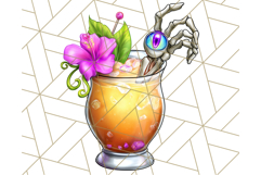 Summerween Beach Party Clipart PNG, Halloween Beach Art Product Image 3